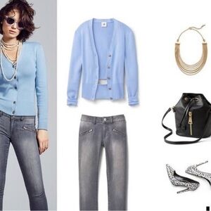 CAbi NWOT Cut Out Cardigan